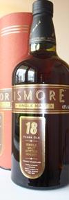 WHISKY LISMORE  Speyside 18 år single malt  0,7 liter 43 pct
